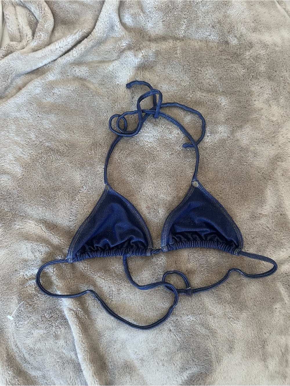 Aerie x American eagle denim swim bikini top